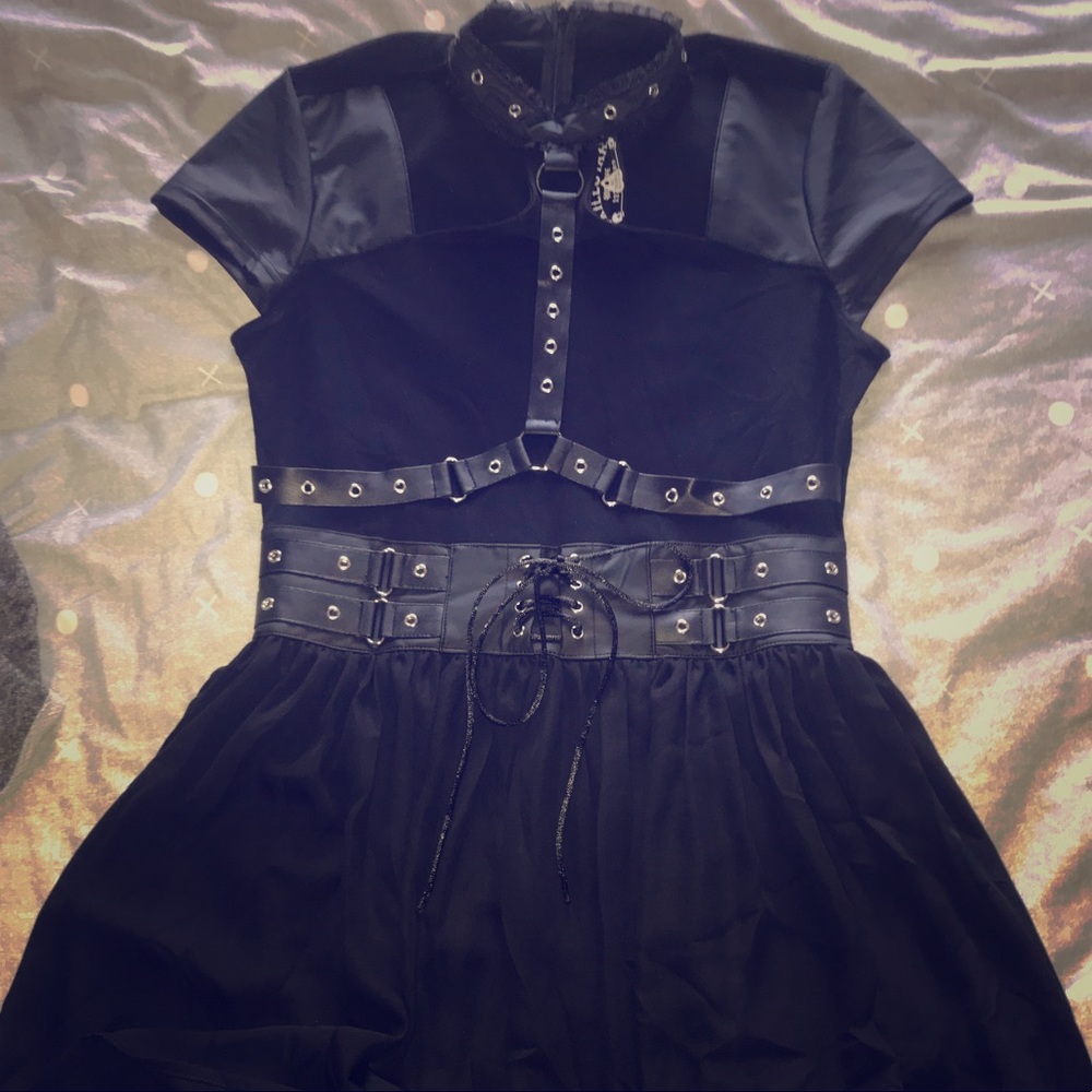 Killstar Midnight Muse Harness Dress